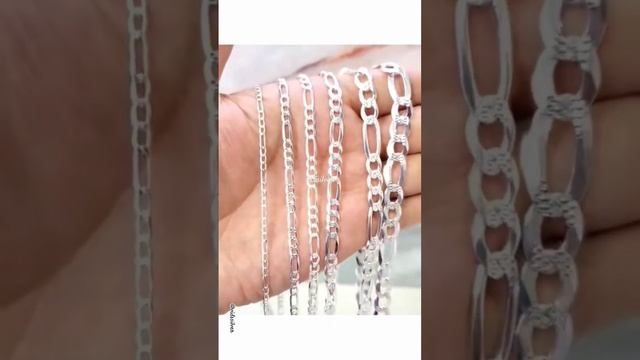 925 Sterling Silver Diamond Cut Solid Fiagro Made In Italy Chain Necklaces For Mem And Women #short