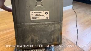 BMW E70 X5M Привязка блока управления S63 MSD85.3 / Clone engine computer S63 MSD85.3 BMW E70 X5 M