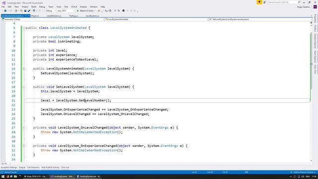 How to make a Level System in Unity (RPG, FPS, RTS) смотреть онлайн