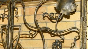 Красивая кованая виноградная лоза из металла,  элементы для дизайна декор решетки ковка