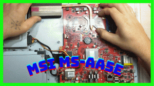 Моноблок MSI MS-AA5E обслуживание!