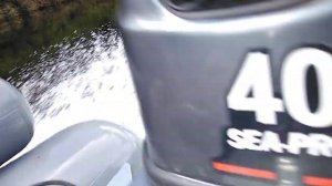 Водомет sea-pro 40 при движении - должно ли быть так?