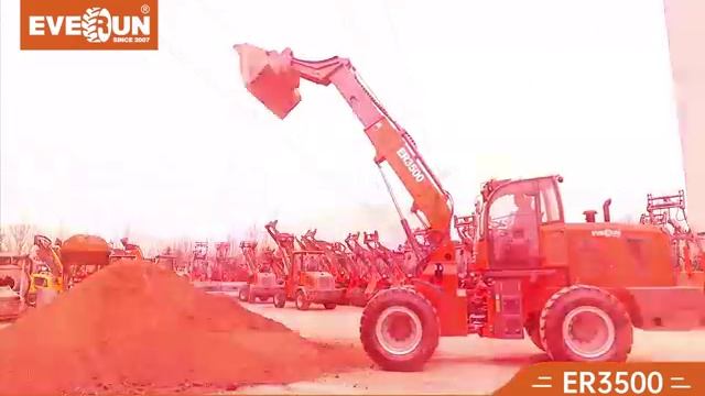 Фронтальный телескопический погрузчик Everun ER3500