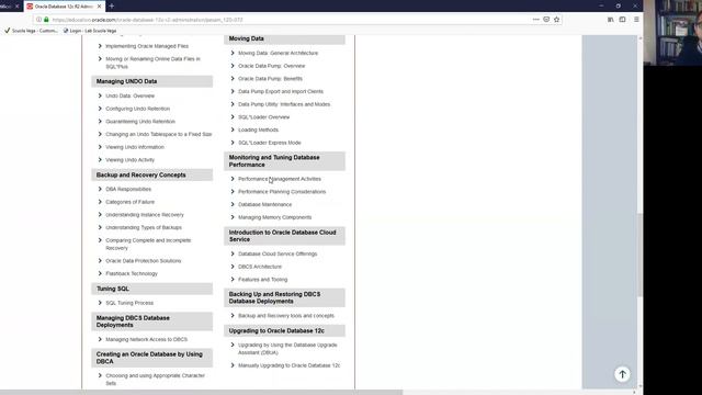 Vega Training Corso Amministratore Oracle Database 12c R2 смотреть онлайн