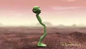 Green Alien Dancing (Dame tu casita) ORIGINAL