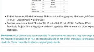 ଆସିଗଲା Utkal University 1st Semester Results ll +3 1st Semester Examination Results