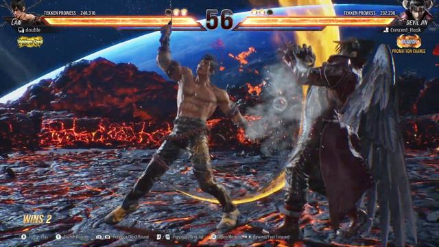 Tekken 8 ▰ DOUBLE (Law) VS LOWHIGH (Devil Jin) | High Level Gameplay