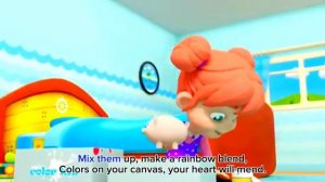 the colors song | colors song for kids | simple song playland network nursery rhymes
