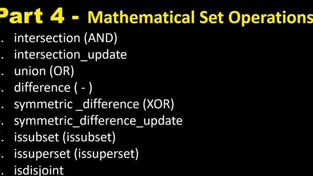Python 3 Basics # 17 | Python Sets | Sets in Python | Python for Beginners