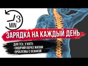 Сидячий образ жизни, проблемы с осанкой? Делай эту зарядку для спины каждый день!