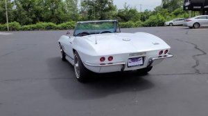 This 327ci V8 produces 300HP in the 1967 Chevrolet Corvette Convertible