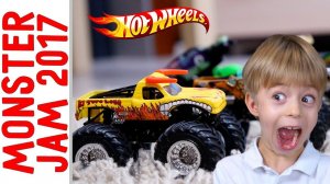 Самый быстрый МОНСТЕР ТРАК HOT WHEELS - MONSTER JAM 2017! За кого болеешь ты?