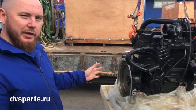 Двигатель Cummins B3.3 или KOMATSU 4D95