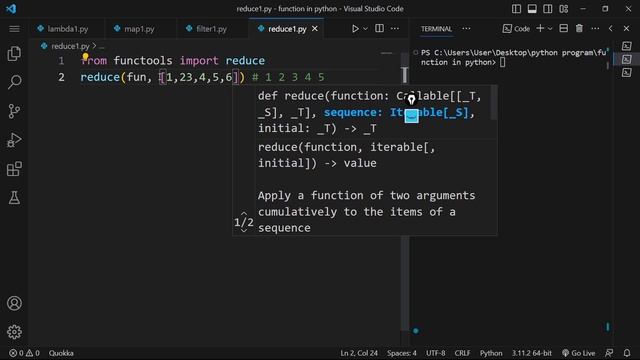 reduce() function (higher order function) in python ?? | Python Programing #57 | By AKSD SOLUTION