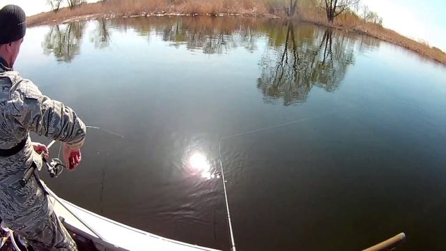 Бешеный клëв. Рыбалка в последний день перед запретом.