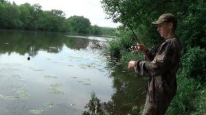 Короткая рыбалка на пикер.  Река Дон.