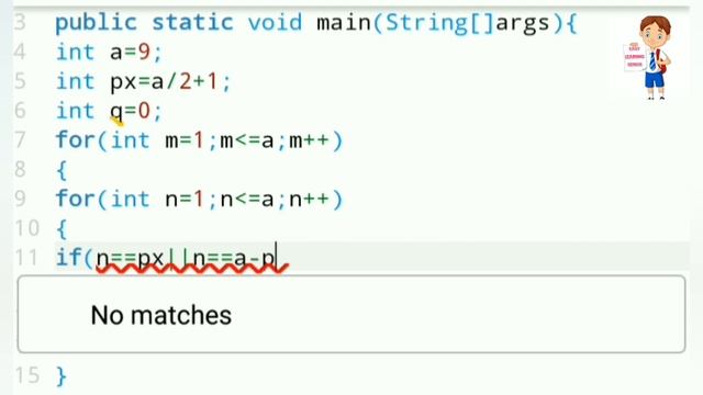 Java pattern program tutorial part 38 Easy Learning Genius
