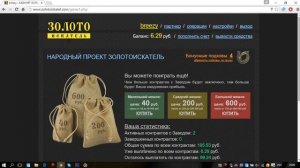 Золотоискатель  От 40 000 до 600 000 рублей! Заработок в интернете