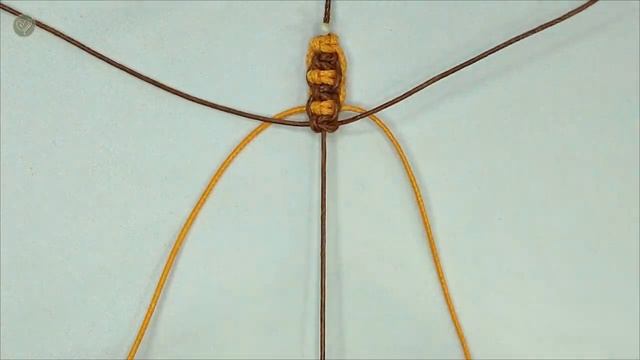 DIY Macrame Bracelet Double Square Knot Two Color Type 1 | Macrame Bracelet Tutorial