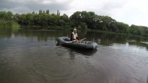 Лодка Броня 280м Распаковка Тюнинг Первые испытания Рыбалка на р. Сосна