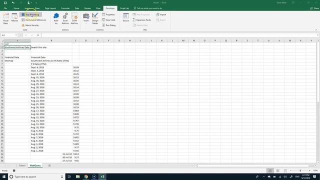 Web Query in Excel VBA смотреть онлайн