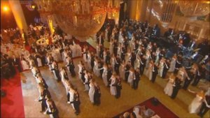 Русские кадеты (суворовцы) на Дрезденском балу.