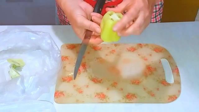 #ФАРШИРОВАННЫЙ #ПЕРЕЦ. #Сочная проваренная #начинка и #нежный #перчик.