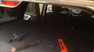 Рено Дастер ,вклейка стекла багажной двери.