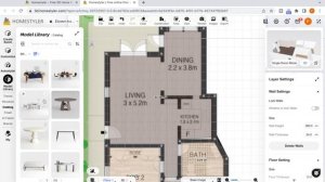 HOMESTYLER 101: How to create 3D rendering images from 2d floorplan - Homestyler for beginners