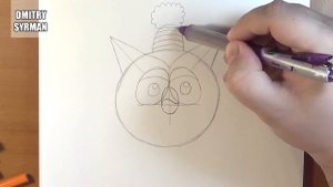 Как нарисовать Смешарика Совунью, рисунки