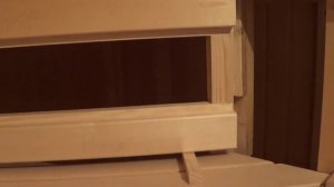 Монтаж полков  в бане  своими руками  . Часть 3 .