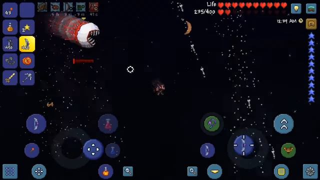 Terraria Expert Mode (Mobile) - The Twin Battle