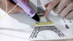 эйфелева башня 3D ручкой