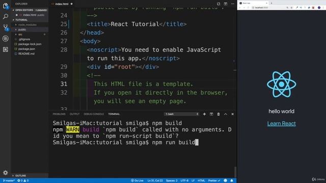 Lecture-13: Create react app Folder Structure смотреть онлайн