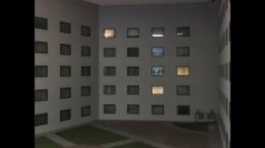 The backrooms: уровень 188 дворик с окнами