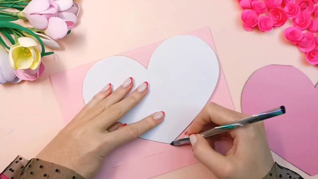 Подарок своими руками ♥Открытка на ДЕНЬ МАТЕРИ смотреть онлайн