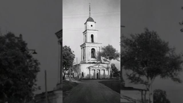 ?❤️ Полтава во время WW2  фото колокольни Успенского собора монумент Славы подбитый т34