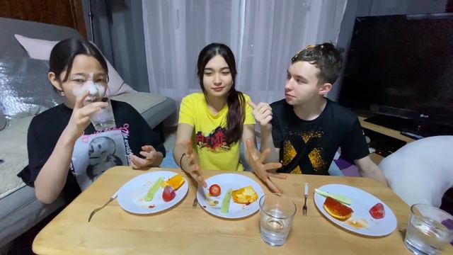 Устроили ЧЕЛЛЕНДЖ ДОМА!!!/KOREA VLOG