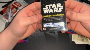 Pulling My First Sketch Card - Topps Star Wars