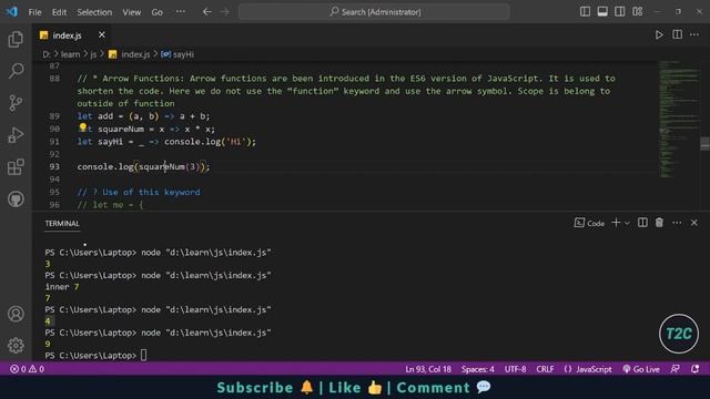 JavaScript Functions: Declaration, Expression, Arrow Functions, and Difference | time2code