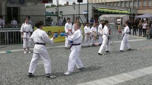 20130525 - Bambiriáda 2013 - Kyjov - vystoupení Karate Klubu Kyjov s ukázkami karate