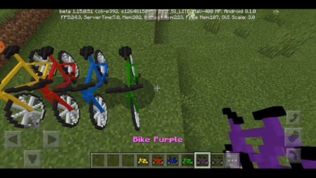 Обзор аддона в Майнкрафт на велосипед смотреть онлайн
