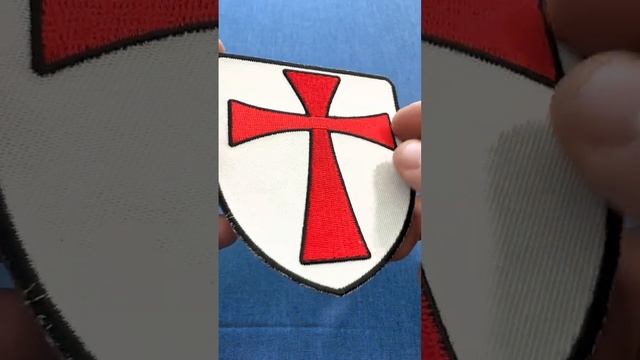 Templar Shield Cross Patch P4124