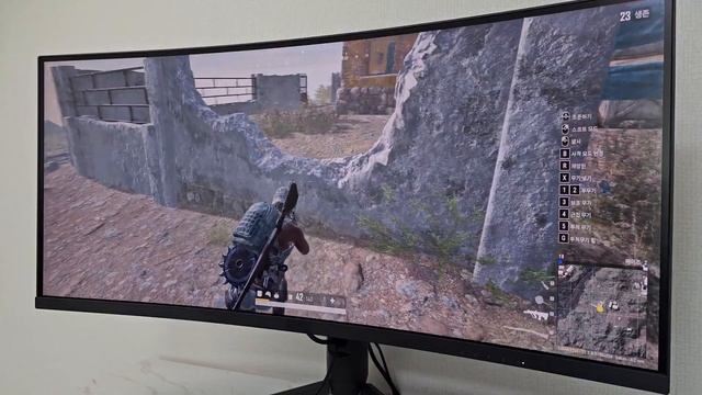 MSI OPTIX MAG342CQR 어댑티브 싱크 배틀그라운드 게임 진행 смотреть онлайн