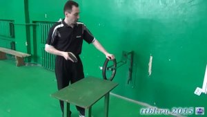 Уроки настольного тенниса Часть 22 Топ - спин справа по верхнему