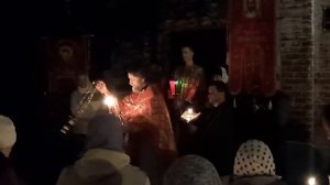 Крестный ход на Пасху в храме Александра Невского.