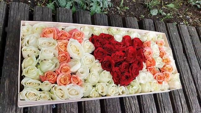 Букет "I LOVE YOU" - роскошный букет от магазина цветов "101 роза" смотреть онлайн