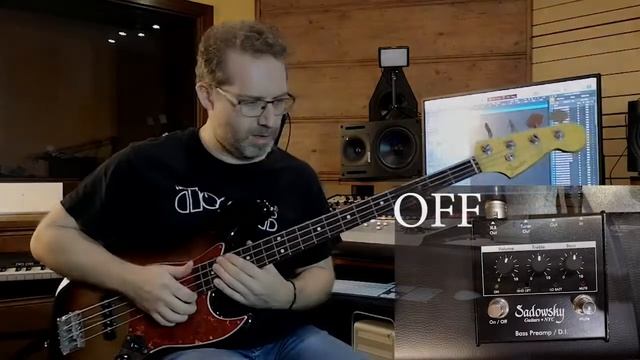 SADOWSKY SPB-1 BASS PREAMP-DI with FENDER JAZZ BASS смотреть онлайн