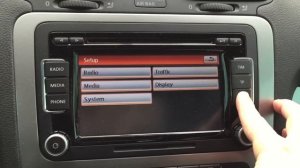 VW RCD 510 Hidden Menu 2017