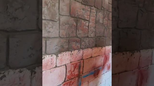Стена своими руками, имитация природного камня. смотреть онлайн